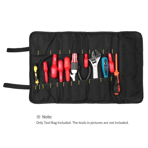 

PENGGONG Tool Roll Rolling Bag Organizer Oxford Canvas Chisel Pouch