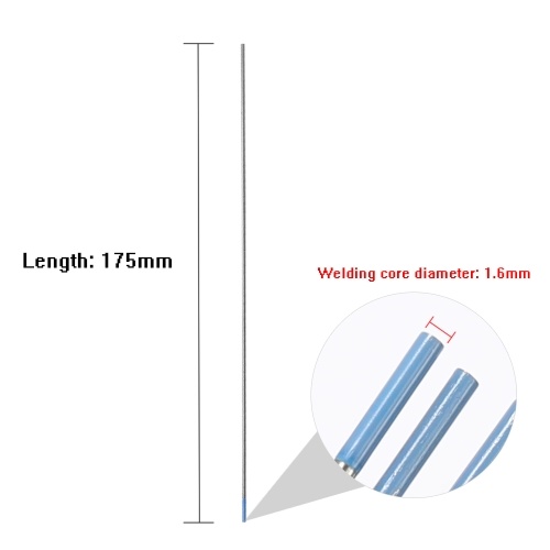 

10pcs Fine Quality Lanthanated Tungsten Electrodes Tungsten Rod Welding Accessories