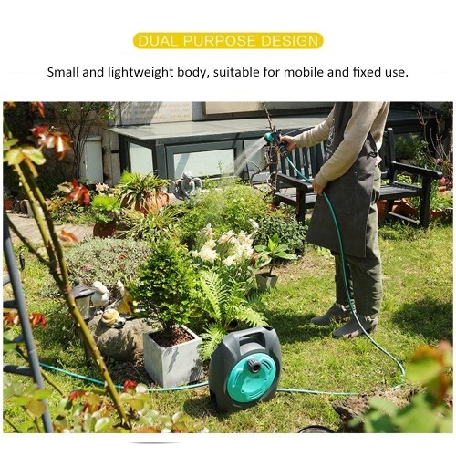 

Mini Portable Car Washer Pipe High Pressure Water Tool Reel Hose Set Agricultural Home Gardening Flowers Storage Suit Cart Watering Gardening Tools Home Cleaner Plumbing Storage Rack
