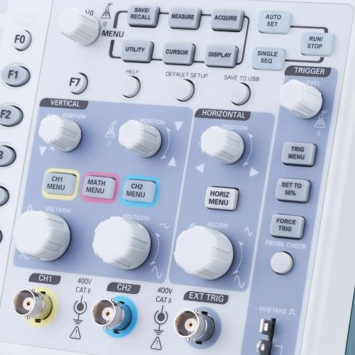 Certified Hantek DSO5102P Digital Storage Oscilloscope 2CH 100MHz 1Gs 7