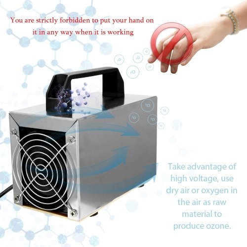 

Ozonator 28g Ozone Machine Air Purifier Air Cleaner Disinfection Sterilization Cleaning Formaldehyde Air Filter Fan For Home