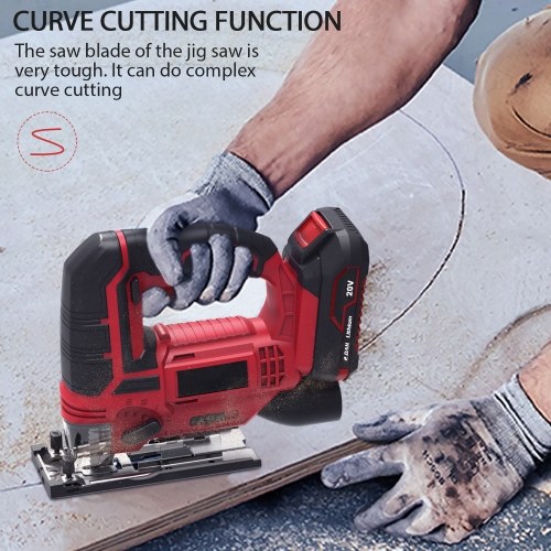 

Meterk 20V cordless jigsaw kit