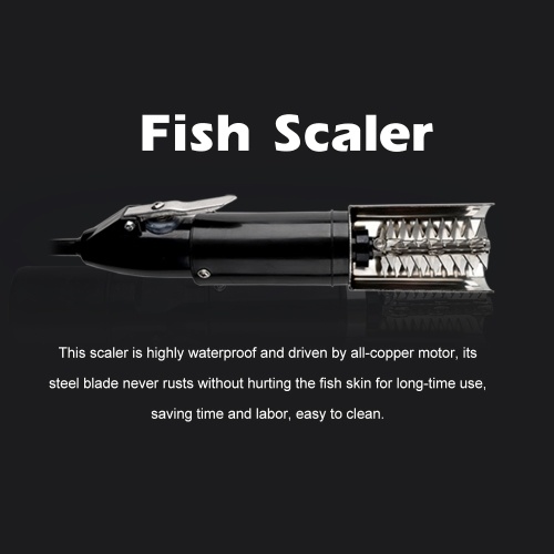 

Useful Electric Fish Scaler Fishing Scalers Clean Fish Remover Cleaner Descaler Waterproof Scraper Seafood Tools