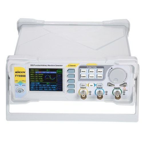 KKmoon 80MHz Function Signal Generator High Precision Digital DDS Dual-channel Function Signal/Arbitrary Waveform Generator Pulse Signal Source 250MSa/s Frequency Meter VCO Burst AM/PM/FM/ASK/FSK/PSK Modulation DDS Generator Function Source Generator