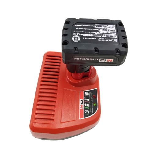 

110-240V Li-ion Battery Charge Device Compatible with Milwaukee 48-11-2401 48-11-2402 C12 B C12 BX M12