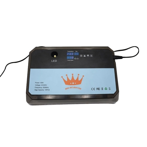 

Household Incubator Full Automatic Egg-Turner 15 Eggs Brooder with LED Testing Function