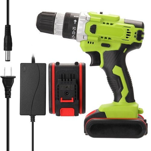 21V Multifunctional Electric Cordless Drill High-power Lithium Battery Wireless Rechargeable Hand Drills Home DIY Electric Power Tools