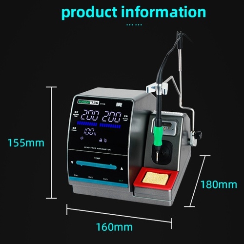 

T36 3-Channel Settable Soldering Station 1S Quickly Heating Up for Integrated Circuit Component Welding Repairing