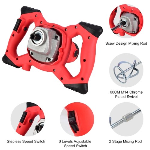 

A C 110 V 2600W Electric Cement Mixer Industrial Agitator