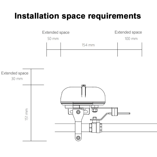 

Tuya ZigBee Home Intelligent Valves Water Valves Gases Valves Manipulator Control Intelligent Linkage Mobilephone APP Remotes Control Compatible with Alexa Google Home Voice Control Need to be Used with Gate-way