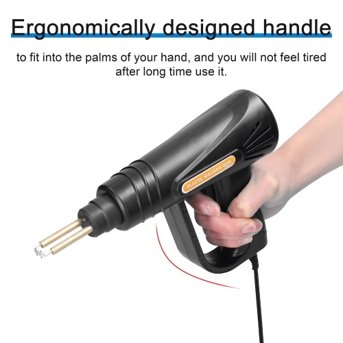 

70W Portable Handheld Plastics Welding Machine Panel Crack Repairs Kit Thermal Cutting Hot Stapler Plastics Hole Repairing Tool Set with 4 Boxs Staple