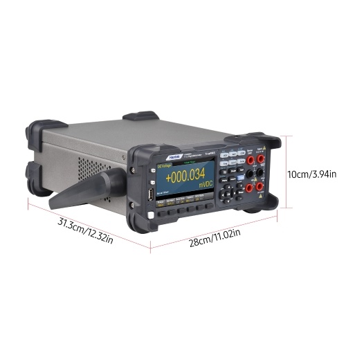 Hantek HDM3055 Digital Desktop Multimeter High-precision 5 1/2 Multimeter with 4.3`` LCD Display 30 kS/s Data Acquisition True RMS Temperature Tester 
