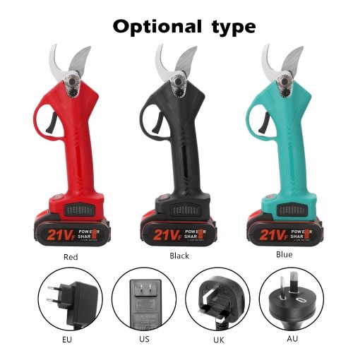 

21V Cordless Electric Pruner Pruning Shear Efficient Fruit Tree Bonsai Pruning Branches Cutter Landscaping Tool