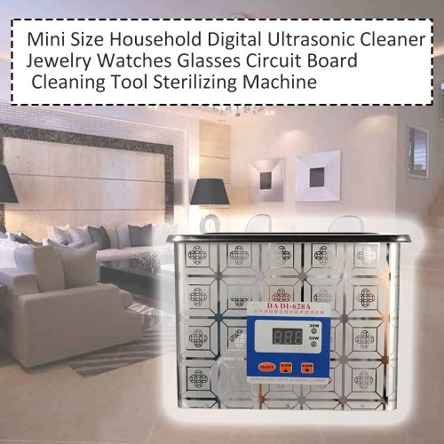 

DADI-628A Mini Size Household Digital Ultrasonic Cleaner 30W/50W