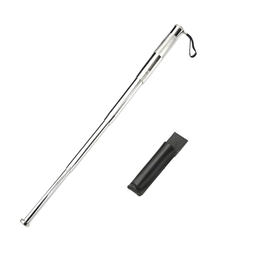 Foldable Telescopic Stick Ultralight Portable Retractable Folding Rod Outdoor Self-Defense Protective Tool