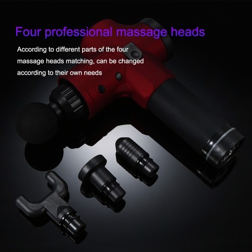 

12V Electric Muscle Massager Portable Percussive Vibrating Powerful Massage Guns Handheld Deep Tissue Muscle Massager for Neck Back Shoulders Foot Leg