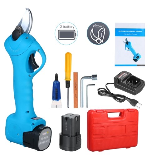

Professional Cordless Electric Pruning Shears Garden Clippers 16V 25mm
