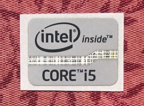 

Intel Core i5 Внутри серый серебряный стикер 15,5 х 21 мм 2012 г. Значок Ivy Bridge