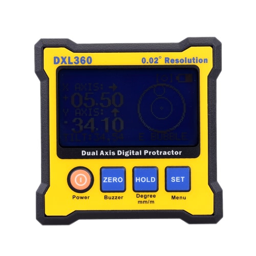 

DXL360 Dual Axis Digital Angle Protractor