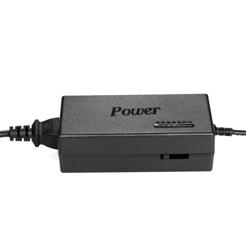 

96W Universal Laptop Power Charger Adapter 8Pcs 12V to 24V Adjustable Portable Charger EU Plug