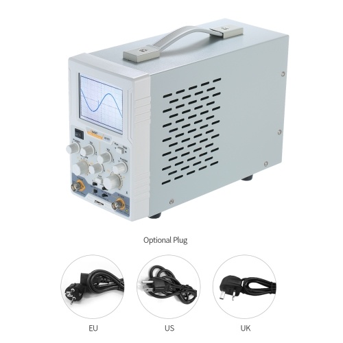 

Owon AS101 Single Channel Oscilloscope Desktop Digital Storage Oscilloscope 1CH Digital Oscillometer 10MHz Bandwidth 100MS/s Sample Rate 3.7