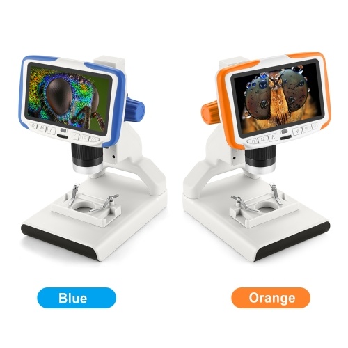 

Children Digital LCD Microscope Portable 200X Magnification 5in LCD Display Microscope Educational Gift