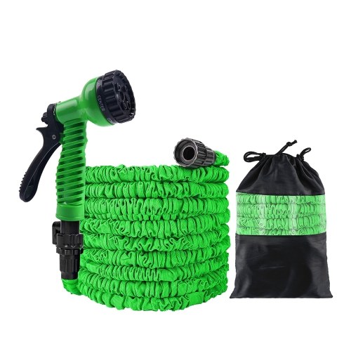 

75FT Garden Hose Upgrade Expandable Magic Flexible Water Hose Plastic Hoses Pipe