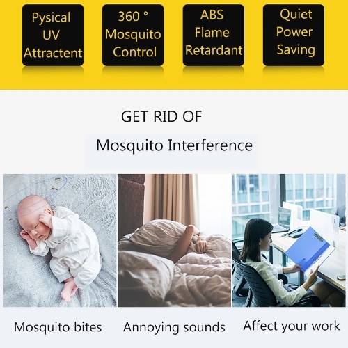 

Portable Electric Mosquito Killer Bug Fly Insect Attractant Trap