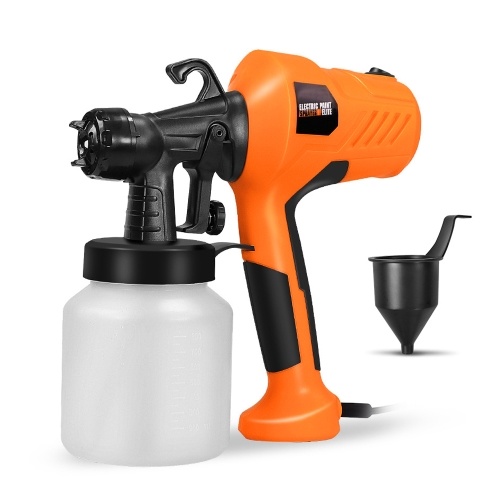 400W Paint Sprayer Pistola pulverizadora eléctrica portátil Herramienta de pulverización de pintura con aerógrafo desmontable con capacidad de 800 ml 110 ~ 230V