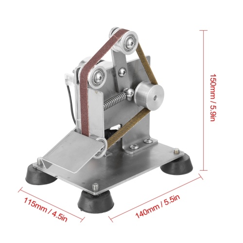 

Multifunctional Professional Grinder Mini Portable Electric Belt Sander DIY Polishing Grinding Machine Cutter Edges Sharpener with Foot Pads