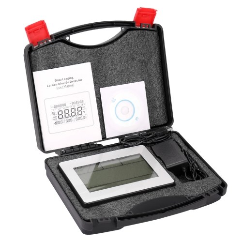 Professional LCD Data Logging Carbon Dioxide Detector with CO2 Concentration