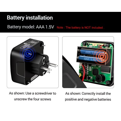 ANENG AC11 Socket Tester Electric Leakage Detector LCD Display 