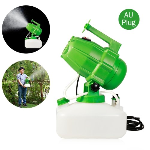 Electric ULV Fogger Portable Ultra-Low Volume Atomizer Fine Mist Blower Humidifier Pesticide Nebulizer 5L