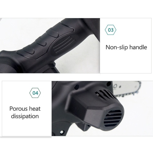 

24V Lithium Battery Portable Electric Pruning Saw Rechargeable Small Electric Saws Woodworking One-handed Electric Saw Garden Logging Mini Brushed Electric Chain Saw