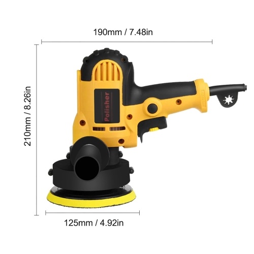 

Stepless Speed Adjustable Car Polisher Auto Polishing Machine High Efficiency Waxing Tool