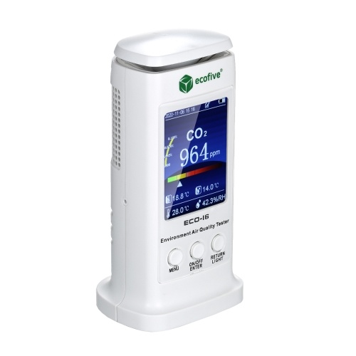 

CO2 Monitor Carbon Dioxide Tester Multifunctional Air Quality Detector