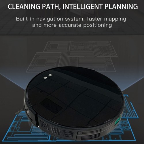 

2000Pa Robot Vacuum Smart Navigation Robotic Sweep and Mop Cleaner Compatible with Google Assistant Alexa 120min Runtime Multiple Cleaning Modes for Pet Hairs Hard Floor Carpet Self-Charging