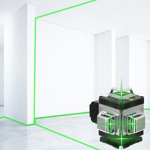 

Multifunctional 16 Lines Laser Level 3° Self-leveling Function Leveling Tool Omnidirectional Ground and Wall Sticker with Vertical Horizontal Oblique Line