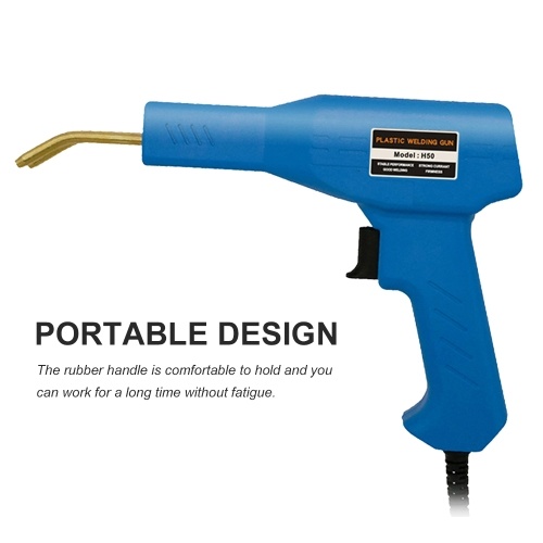 

50W Hot Stapler Plastic Welding Machine Car Bumper Repair Kit Welding Torch Automobile Repairing Machine Welder Gun 220V EU Plug Blue