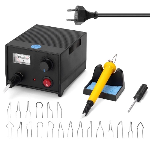 

LH45-ZA1 Pointer Voltmeter Type Multifunctional Electric Gourd Wooden Pyrography Machine with 20pcs Heating Pen Heads