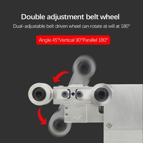 

Mini Grinding Polishing Machine Forward Reverse Turning Belt Machine Table Sand Belt Machine Double Adjusting Belt Wheel DIY Sand Belt Machine Stainless Steel Aluminum Metal Utility Grinding Tool