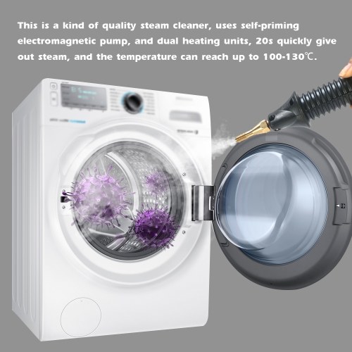 

100-130℃ High Temperature High Pressure Steam Cleaner Handheld Cleaning Machine for Air Conditioner Car Kitchen Ventilator Floors