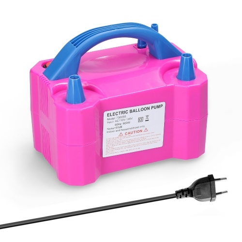 73005S 600W Electric Balloon Pump Inflator Dual Nozzle Balloon Pump Balloon Inflating Tool