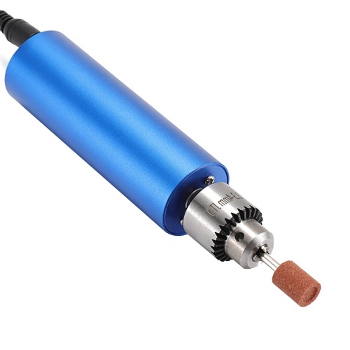 Micro Mini Electric Hand Drill 0.3-4mm Adjustable with 145pcs Accessories for Polishing Waxing Cutting Drilling Engraving EU Plug 