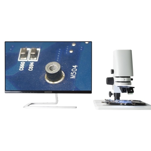 

Digital Professional 3D Stereo Microscope Camera Kit 2.0MP Calibration Industrial Camera for PCB Analyse Repair USB Mouse Control C Mount Zoom Lens
