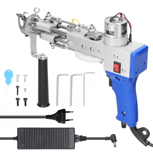 Tapete elétrico Tufting Máquina de Tecelagem Profissional Dispositivo de Flocagem Ferramenta de Bordado Industrial Equipamento de Tricô Loop-Pile