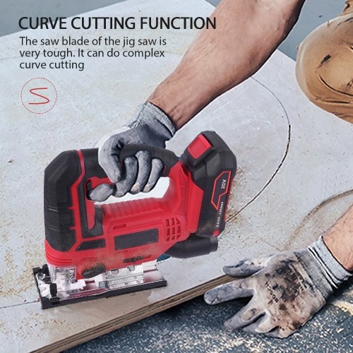 

20V Cordless Jigsaw Kit 220-240V EU Plug
