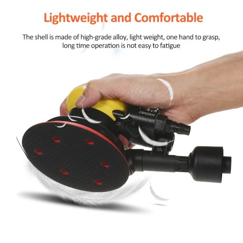 

Air Random Orbital Sander 5'' Vacuum Air Sander Non-vacuum Pneumatic Sandpaper Polished Grinding Machine Pneumatic Sander