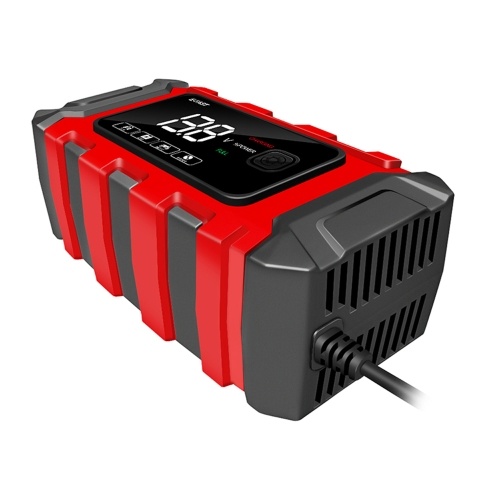 E-FAST Car Battery Chargers 12V/6A Full Automatic Battery Chargers Maintainer Portable Trickle Chargers Battery Desulfator for Car Motorcycle Leadacid Battery 