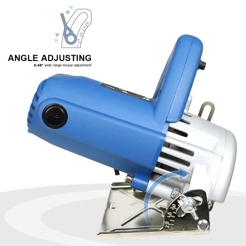 

1200W Marble Cutter Ceramic Tile Cutting Machine Tile Saw Power Tile & Masonry Saw 0-45 Degree Bevel Cutting & 0-32 Depth Adjusting for Cutting Ceramic Tile Wood